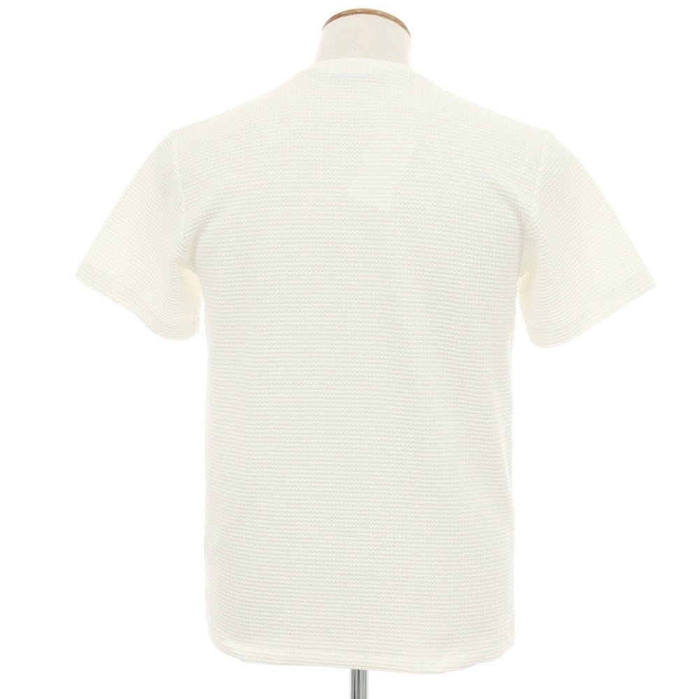 【中古】ジョゼフオム JOSEPH HOMME トリアセテートポリエステル ワッフル クルーネック 半袖ポケットTシャツ ホワイト【サイズ46】【 状態ランクB 】【 メンズ 】