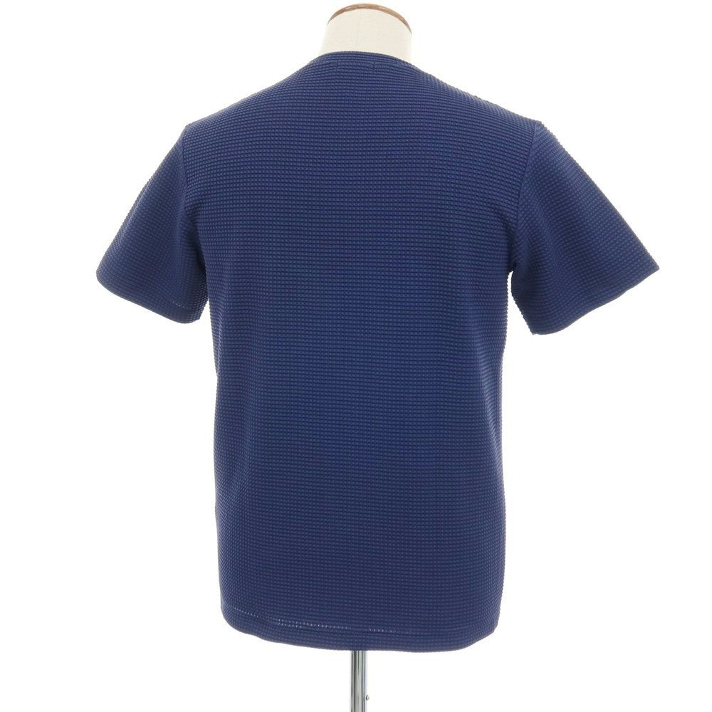 【中古】ジョゼフオム JOSEPH HOMME トリアセテートポリエステル ワッフル クルーネック 半袖ポケットTシャツ ライトネイビー【サイズ46】【 状態ランクB 】【 メンズ 】