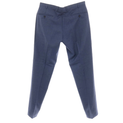 【SALE30%OFF/返品不可】【中古】エンポリオ アルマーニ EMPORIO ARMANI ウール チェック ドレススラックスパンツ ネイビー【 サイズ50 】【 状態ランクB 】【 メンズ 】