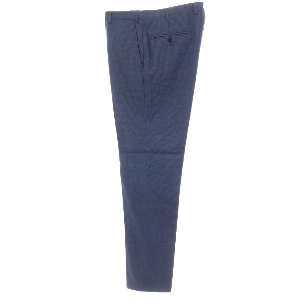 【SALE30%OFF/返品不可】【中古】エンポリオ アルマーニ EMPORIO ARMANI ウール チェック ドレススラックスパンツ ネイビー【 サイズ50 】【 状態ランクB 】【 メンズ 】