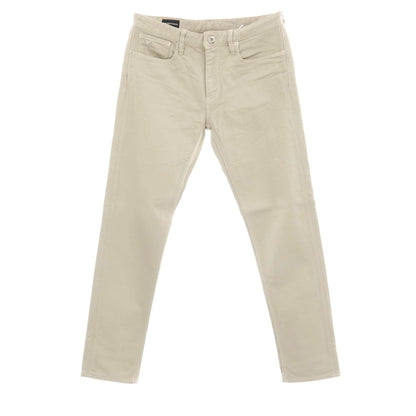 【中古】エンポリオ アルマーニ EMPORIO ARMANI ストレッチ コットン 5ポケットパンツ ベージュ【サイズ32】【 状態ランクB 】【 メンズ 】