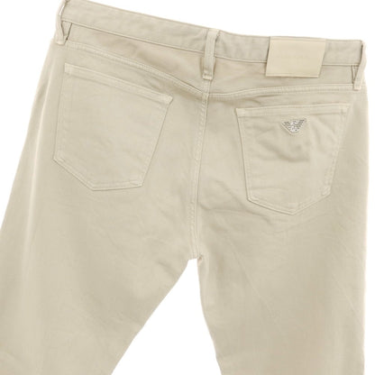 【中古】エンポリオ アルマーニ EMPORIO ARMANI ストレッチ コットン 5ポケットパンツ ベージュ【サイズ32】【 状態ランクB 】【 メンズ 】