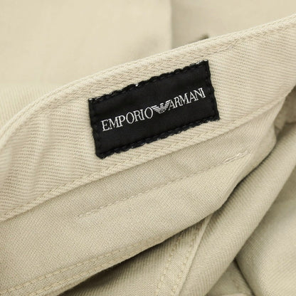 【中古】エンポリオ アルマーニ EMPORIO ARMANI ストレッチ コットン 5ポケットパンツ ベージュ【サイズ32】【 状態ランクB 】【 メンズ 】