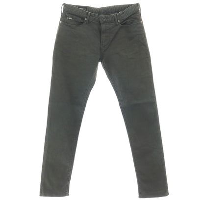 【中古】エンポリオ アルマーニ EMPORIO ARMANI ストレッチ コットン 5ポケットパンツ ダークオリーブグレー系【サイズ32】【 状態ランクB 】【 メンズ 】