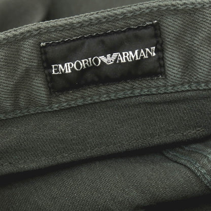 【中古】エンポリオ アルマーニ EMPORIO ARMANI ストレッチ コットン 5ポケットパンツ ダークオリーブグレー系【サイズ32】【 状態ランクB 】【 メンズ 】