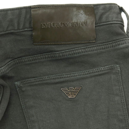 【中古】エンポリオ アルマーニ EMPORIO ARMANI ストレッチ コットン 5ポケットパンツ ダークオリーブグレー系【サイズ32】【 状態ランクB 】【 メンズ 】