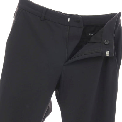 【SALE30%OFF/返品不可】【中古】セオリー theory ストレッチ ナイロン イージースラックスパンツ ブラック【 サイズ30 】【 状態ランクB 】【 メンズ 】
