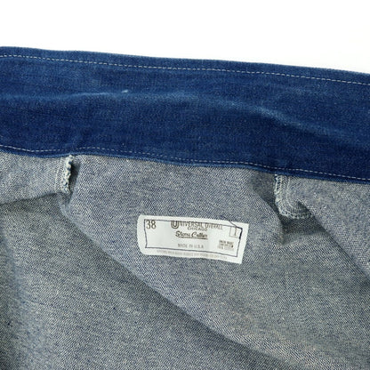 【中古】ユニバーサルオーバーオール UNIVERSAL OVERALL Stone Cutter コットン デニム カバーオール ネイビー【サイズ38】【 状態ランクC 】【 メンズ 】