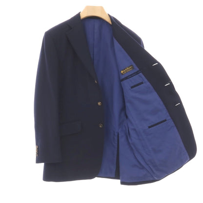 【中古】ダニエルクレミュ DANIEL CREMIEUX ウール 3つボタン テーラードジャケット ネイビー【サイズ50】【 状態ランクB 】【 メンズ 】