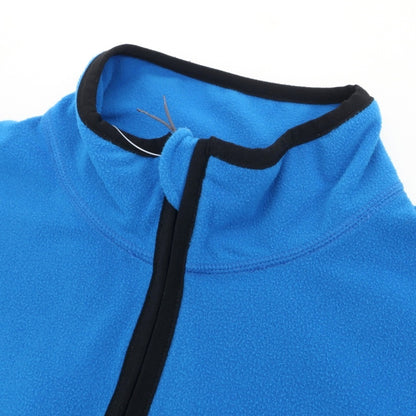 【中古】ザノースフェイス THE NORTH FACE ポリエステル スタンドカラー フリースジャケット ブルー【サイズL】【 状態ランクC 】【 メンズ 】