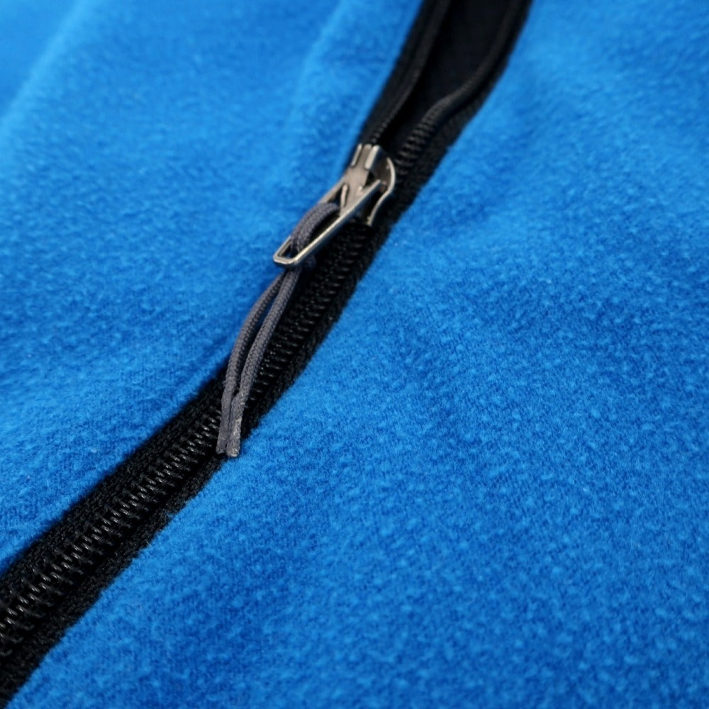 【中古】ザノースフェイス THE NORTH FACE ポリエステル スタンドカラー フリースジャケット ブルー【サイズL】【 状態ランクC 】【 メンズ 】