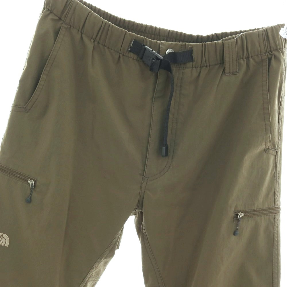 【中古】ザノースフェイス THE NORTH FACE ポリエステル 2WAY イージーパンツ オリーブ【サイズL】【 状態ランクC 】【 メンズ 】