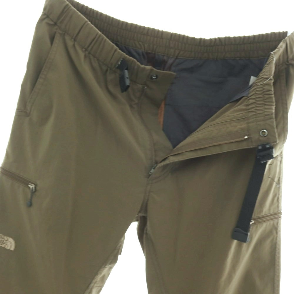 【中古】ザノースフェイス THE NORTH FACE ポリエステル 2WAY イージーパンツ オリーブ【サイズL】【 状態ランクC 】【 メンズ 】