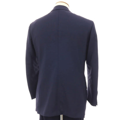 【中古】リングヂャケット RING JACKET MEISTER モヘヤ 3つボタンスーツ ネイビー【サイズ表記なし（M位)】【 状態ランクB 】【 メンズ 】