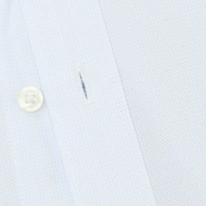 【中古】【未使用】オリヒカ ORIHICA SUPER NON-IRON ポリエステル ボタンダウン ドレスシャツ ライトブルー【サイズM】【 状態ランクS 】【 メンズ 】