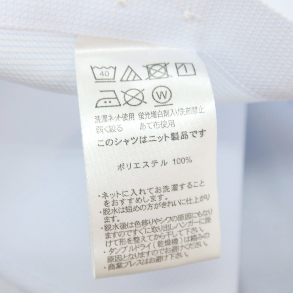 【中古】【未使用】オリヒカ ORIHICA SUPER NON-IRON ポリエステル ボタンダウン ドレスシャツ ライトブルー【サイズM】【 状態ランクS 】【 メンズ 】