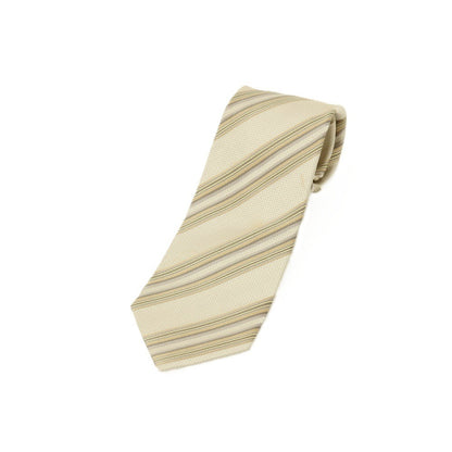 【SALE30%OFF/返品不可】【中古】シーケーカルバンクライン ck シルク ストライプ柄ネクタイ ベージュ【 状態ランクC 】【 メンズ 】