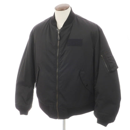 【中古】シオタ CIOTA ナイロンコットン系 MA-1 フライトジャケット 中綿ブルゾン ブラック【サイズ表記なし（L位）】【 状態ランクB 】【 メンズ 】