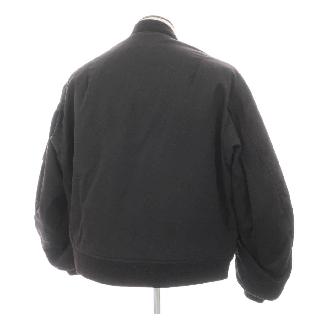 【中古】シオタ CIOTA ナイロンコットン系 MA-1 フライトジャケット 中綿ブルゾン ブラック【サイズ表記なし（L位）】【 状態ランクB 】【 メンズ 】