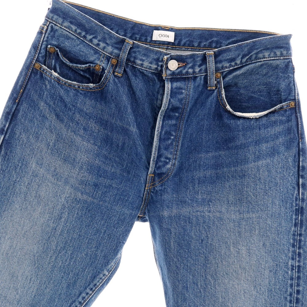 【中古】シオタ CIOTA コットン デニムパンツ ジーンズ ブルー【サイズ32】【 状態ランクB 】【 メンズ 】