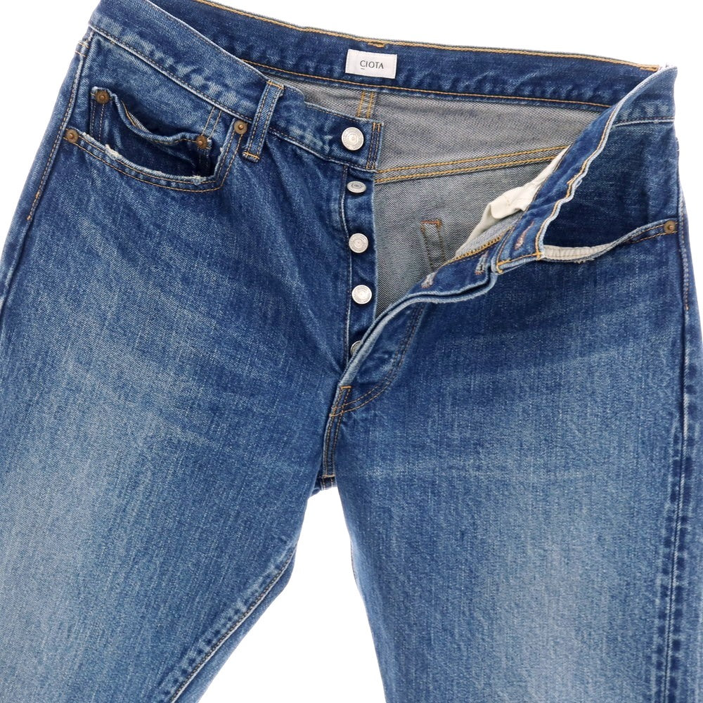 【中古】シオタ CIOTA コットン デニムパンツ ジーンズ ブルー【サイズ32】【 状態ランクB 】【 メンズ 】