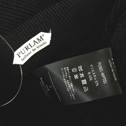 【中古】プラム PURLAM ポリエステルウール ニット イージーパンツ ブラック【サイズ3】【 状態ランクB 】【 メンズ 】