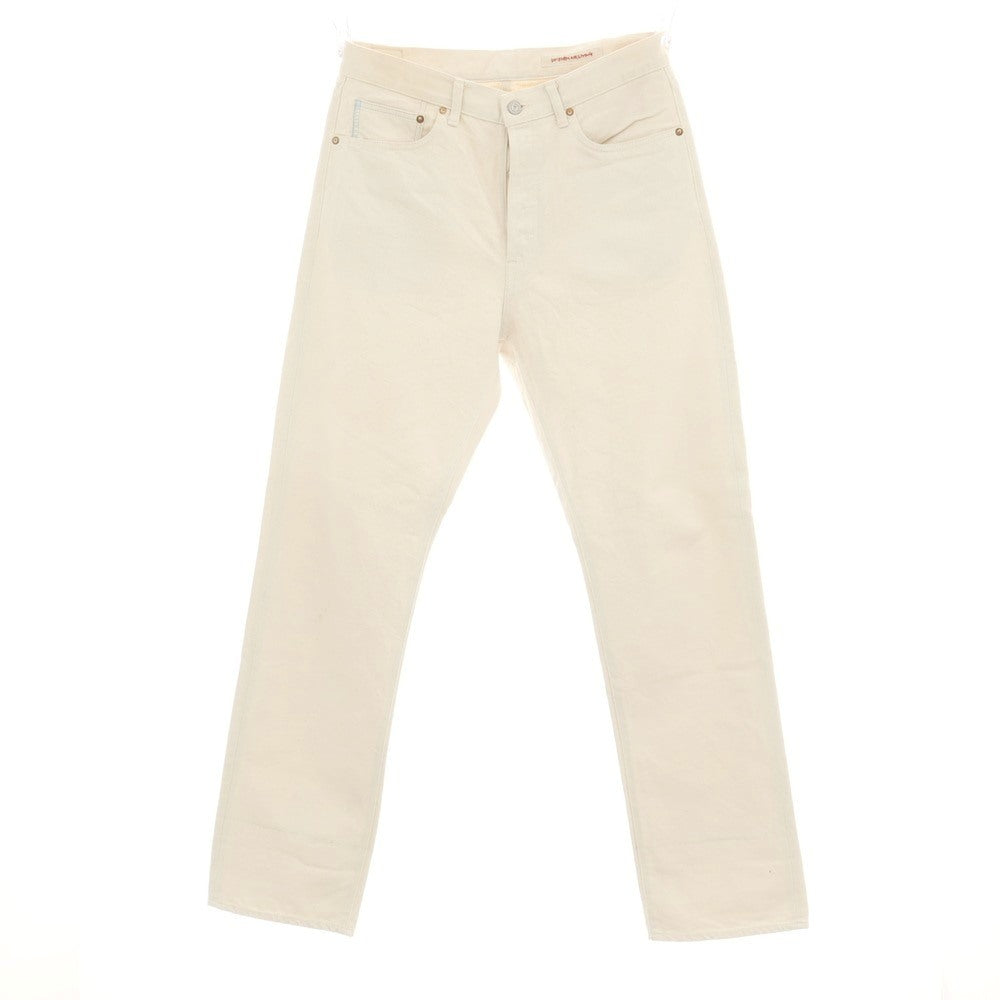 【中古】コトル cottle コットンリネン デニムパンツ アイボリー【サイズ3】【 状態ランクC 】【 メンズ 】