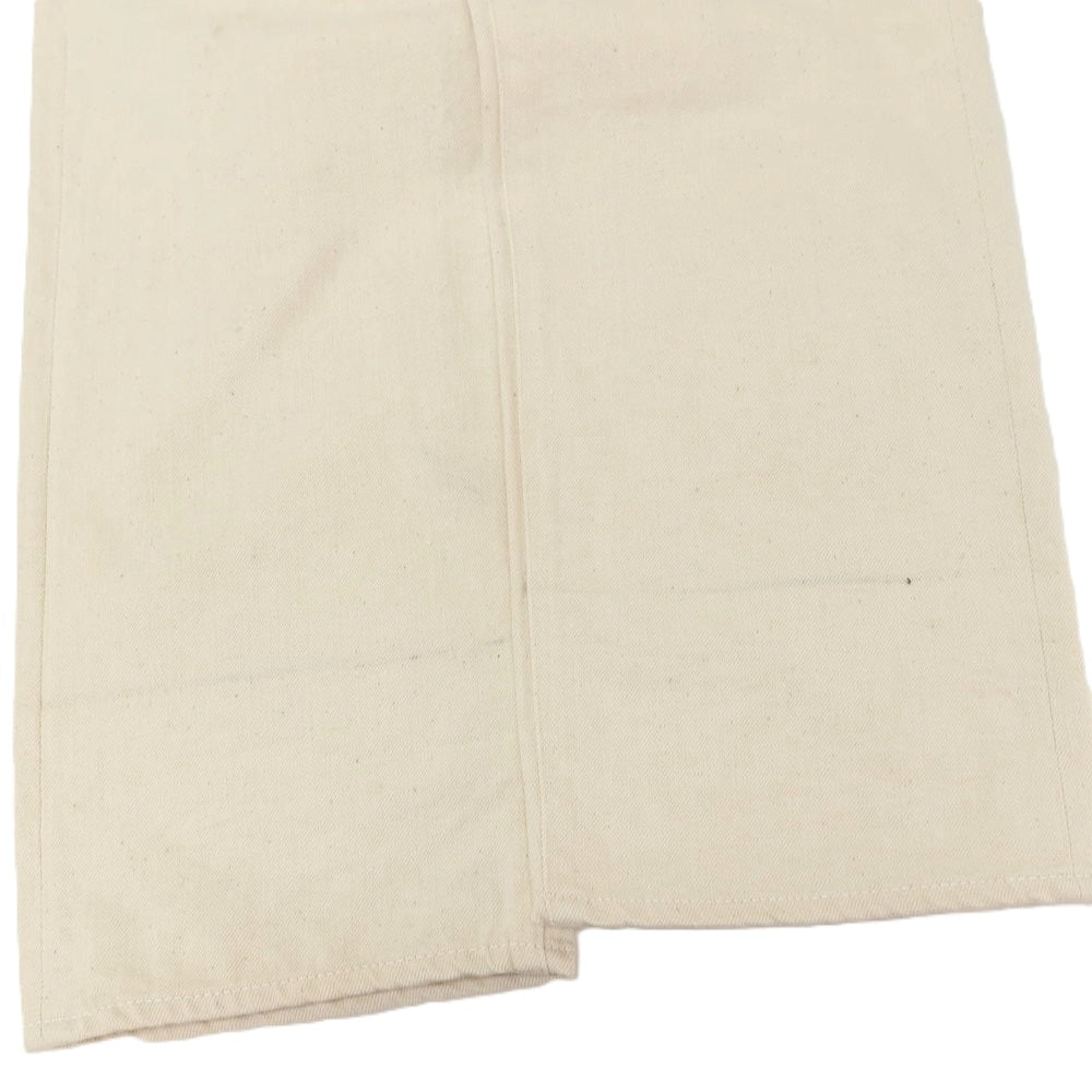 【中古】コトル cottle コットンリネン デニムパンツ アイボリー【サイズ3】【 状態ランクC 】【 メンズ 】