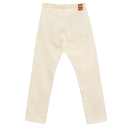【中古】コトル cottle コットンリネン デニムパンツ アイボリー【サイズ3】【 状態ランクC 】【 メンズ 】