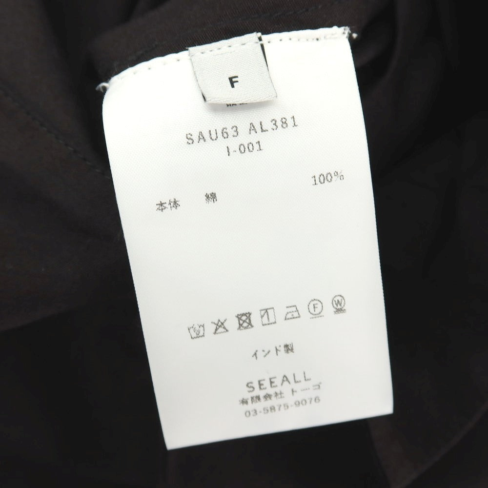 【中古】【未使用】シーオール SEEALL 2026年春夏 アストロノート オールインワン ツナギ ブラック【サイズFREE】【 状態ランクS 】【 メンズ 】