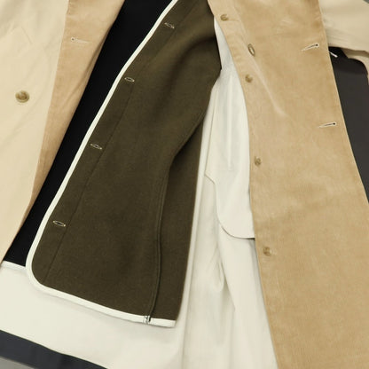【中古】トラディショナルウェザーウェア Traditional Weatherwear コットン ストームシール ダブルブレストコート ベージュ【サイズ36】【 状態ランクB 】【 メンズ 】