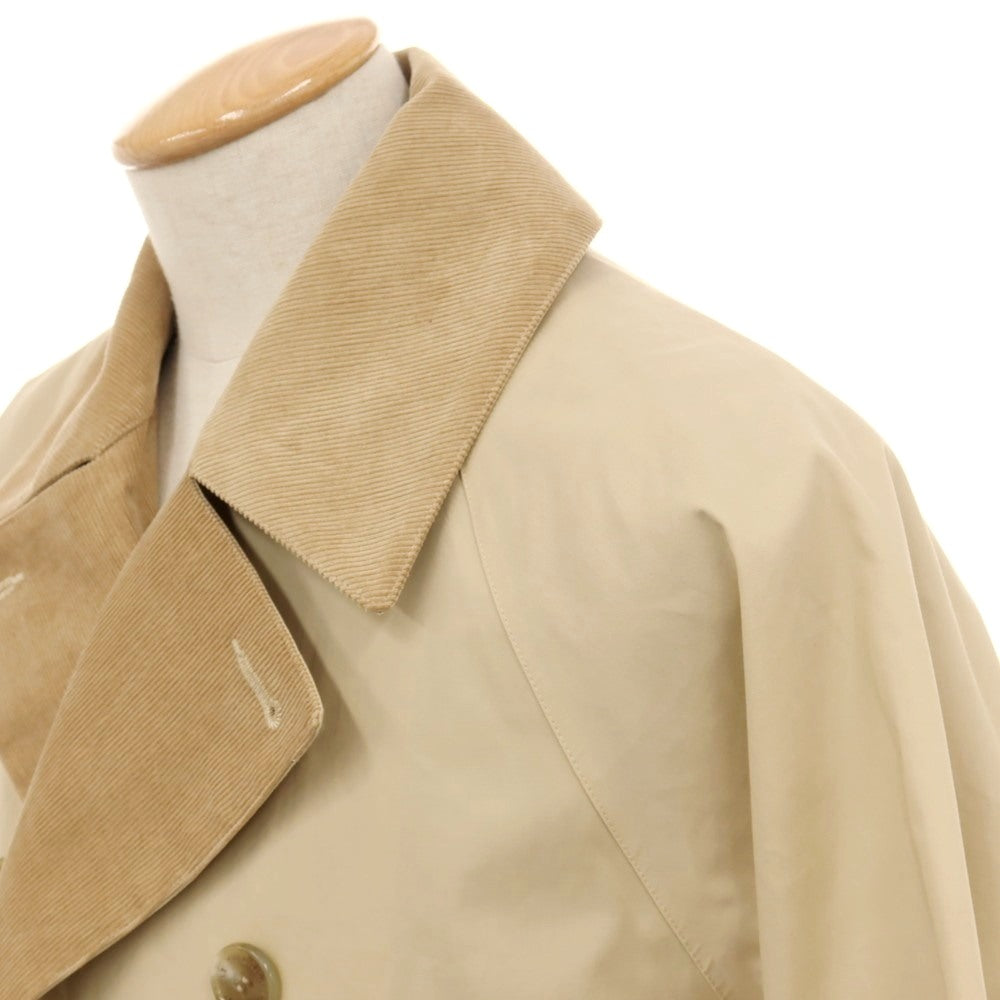 【中古】トラディショナルウェザーウェア Traditional Weatherwear コットン ストームシール ダブルブレストコート ベージュ【サイズ36】【 状態ランクB 】【 メンズ 】