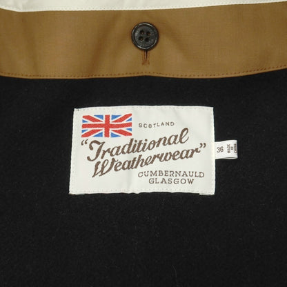 【中古】トラディショナルウェザーウェア Traditional Weatherwear コットン ストームシール ダブルブレストコート キャメルブラウン【サイズ36】【 状態ランクB 】【 メンズ 】