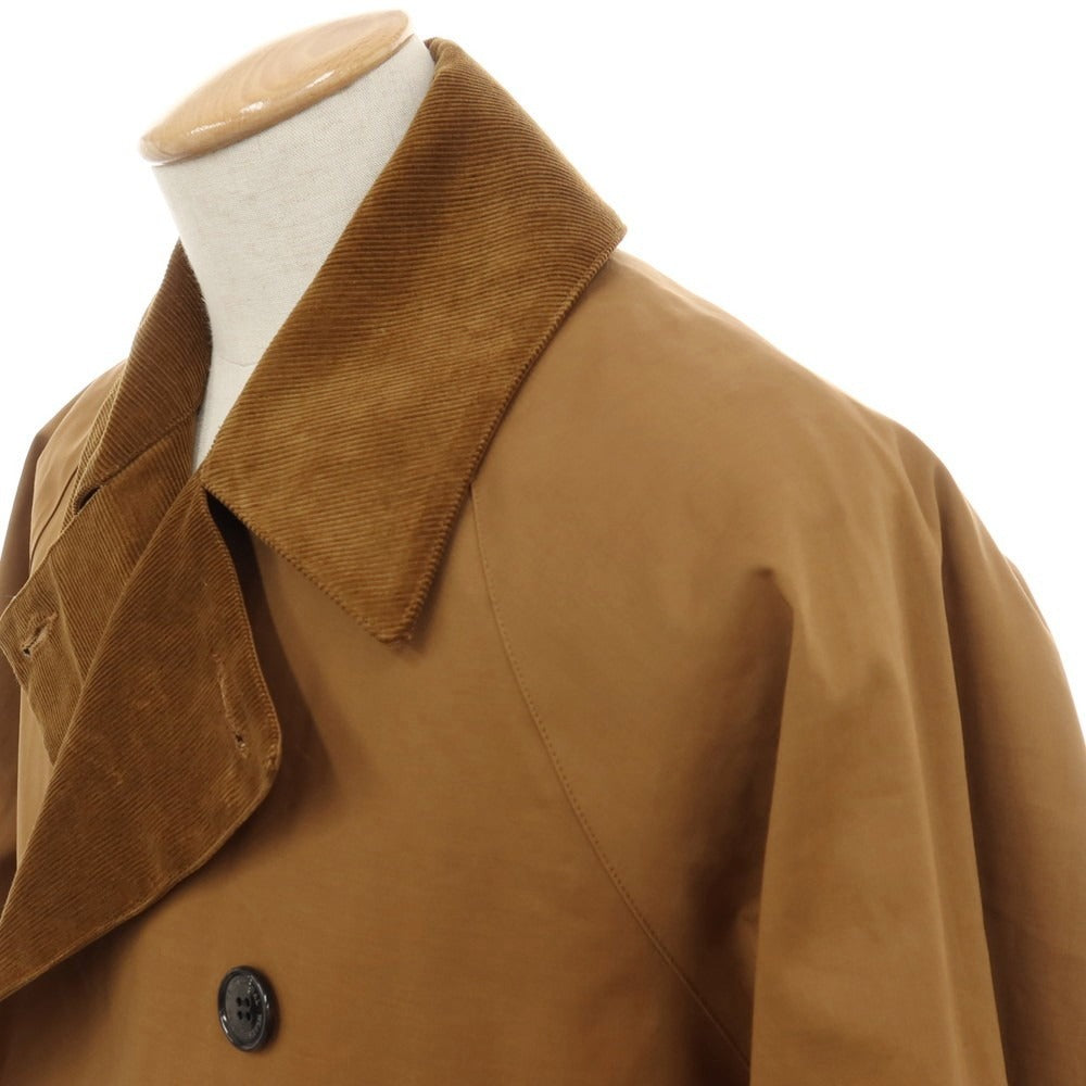 【中古】トラディショナルウェザーウェア Traditional Weatherwear コットン ストームシール ダブルブレストコート キャメルブラウン【サイズ36】【 状態ランクB 】【 メンズ 】