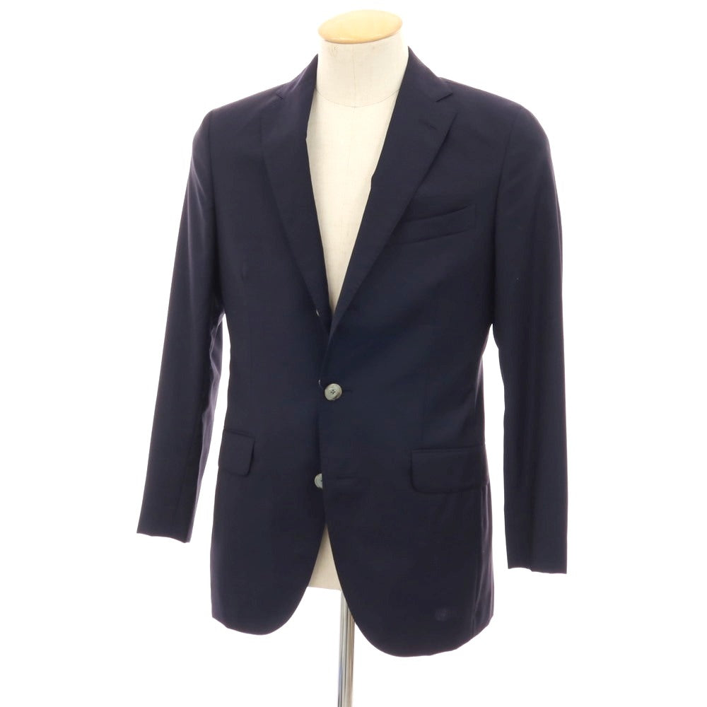 【中古】ボリオリ BOGLIOLI HAMPTON ウール 3B テーラードジャケット ネイビー【サイズ44】【 状態ランクC 】【 メンズ 】 [BPD]