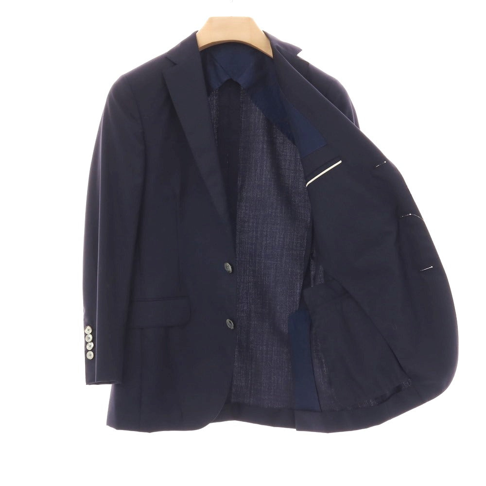 【中古】ボリオリ BOGLIOLI HAMPTON ウール 3B テーラードジャケット ネイビー【サイズ44】【 状態ランクC 】【 メンズ 】 [BPD]