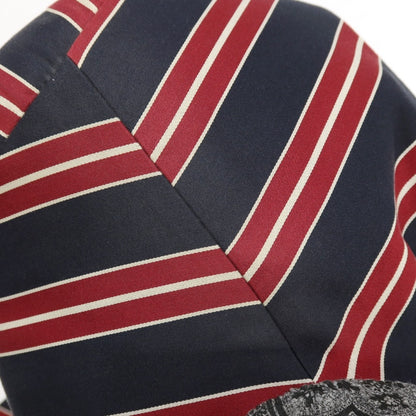 【中古】エトロ ETRO コットン ストライプ 2B カジュアルジャケット ダークネイビーxレッド【サイズ46】【 状態ランクD 】【 メンズ 】