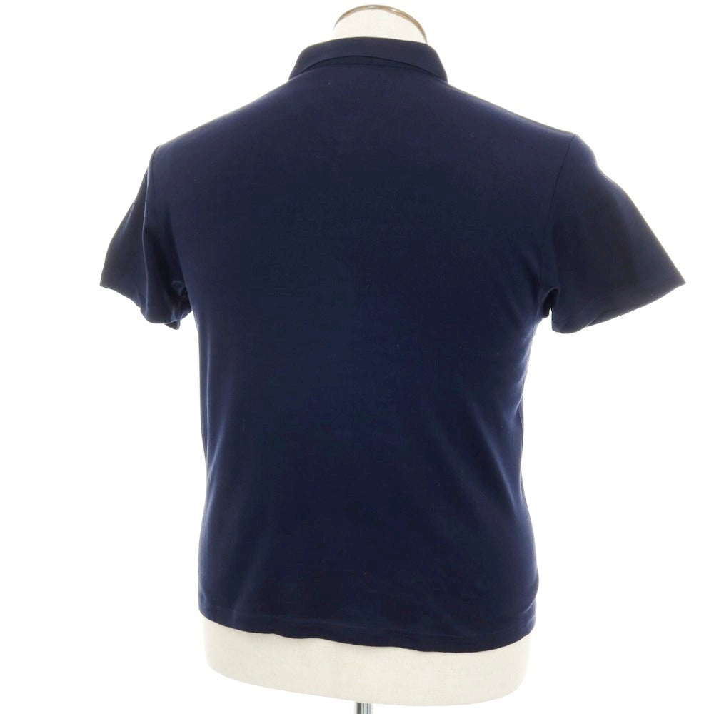 【中古】ルトロワ Letroyes コットン 半袖ポロシャツ ダークネイビー【サイズL】【 状態ランクA 】【 メンズ 】