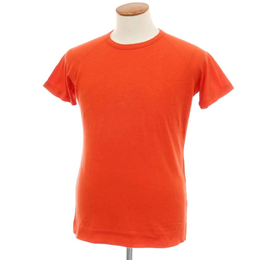 【中古】マジェスティック フィラチュール オム MAJESTIC FILATURES HOMME コットンカシミヤ クルーネック 半袖Ｔシャツ オレンジ【サイズM】【 状態ランクA 】【 メンズ 】
