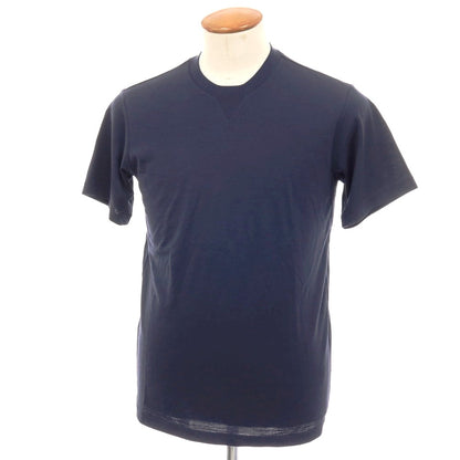 【SALE30%OFF/返品不可】【中古】プラステ PLST ウールポリエステル クルーネック 半袖Ｔシャツ ネイビー【 サイズM 】【 状態ランクB 】【 メンズ 】