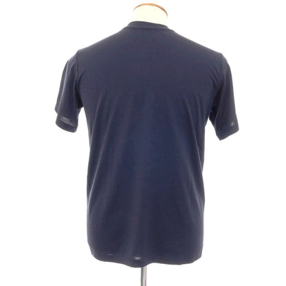 【SALE30%OFF/返品不可】【中古】プラステ PLST ウールポリエステル クルーネック 半袖Ｔシャツ ネイビー【 サイズM 】【 状態ランクB 】【 メンズ 】