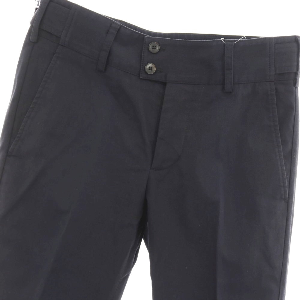 【中古】グッチ GUCCI riding ストレッチ コットン カジュアルスラックスパンツ ネイビー【サイズ44】【 状態ランクB 】【 メンズ 】
