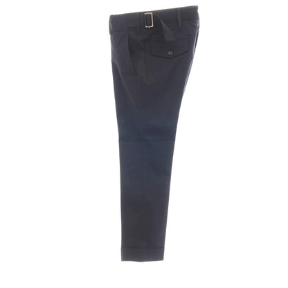 【中古】グッチ GUCCI riding ストレッチ コットン カジュアルスラックスパンツ ネイビー【サイズ44】【 状態ランクB 】【 メンズ 】