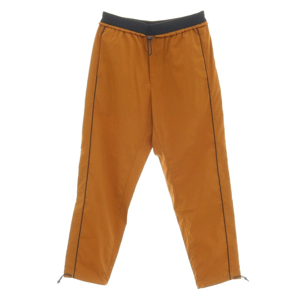 【中古】ナンバーエム NUMBER M JOURNAL STANDARD別注 ポリエステル イージーパンツ キャメルブラウンxブラック【サイズ46】【 状態ランクA 】【 メンズ 】