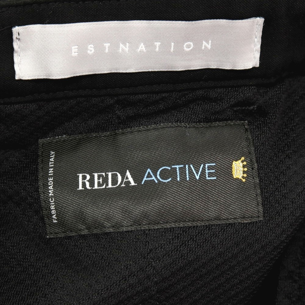 【中古】エストネーション ESTNATION ウール イージーパンツ ブラック【サイズM】【 状態ランクB 】【 メンズ 】