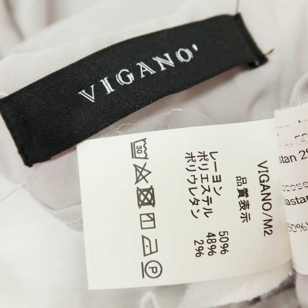 【中古】ヴィガーノ VIGANO レーヨンポリエステルポリウレタン イージーパンツ ライトグレー【サイズ44】【 状態ランクB 】【 メンズ 】
