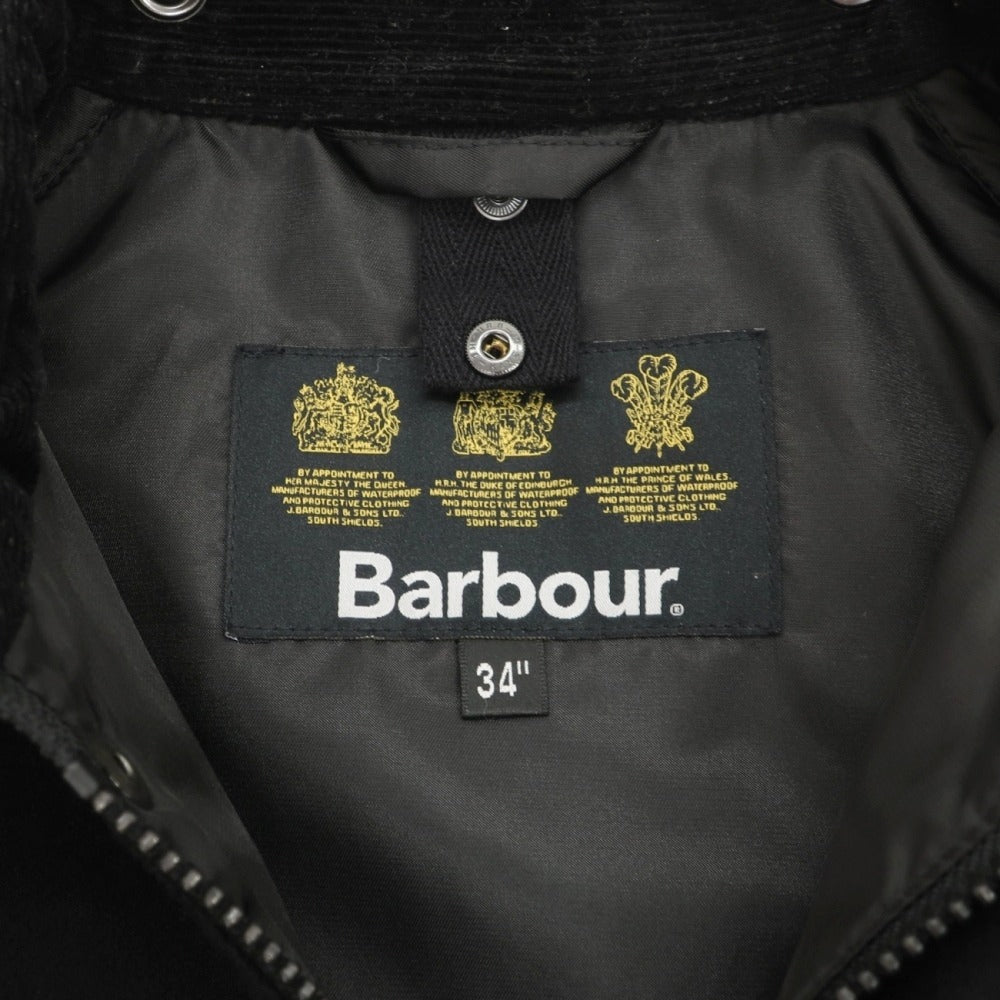 【中古】バブアー Barbour SL BEDALE ビデイル ボンデッド ウール フィールドジャケット ブラック【サイズ34】【 状態ランクB 】【 メンズ 】