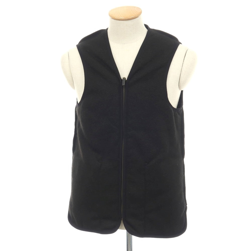 【中古】バブアー Barbour アクリルポリエステル ジップアップ ファー ライナーベスト ブラック【サイズ34】【 状態ランクA 】【 メンズ 】