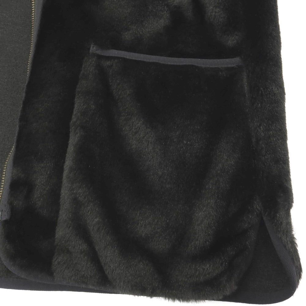 【中古】バブアー Barbour アクリルポリエステル ジップアップ ファー ライナーベスト ブラック【サイズ34】【 状態ランクA 】【 メンズ 】