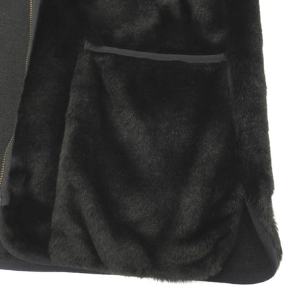 【中古】バブアー Barbour アクリルポリエステル ジップアップ ファー ライナーベスト ブラック【サイズ34】【 状態ランクA 】【 メンズ 】